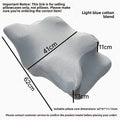Double-Sided Butterfly Shape Memory Foam Pillowcase