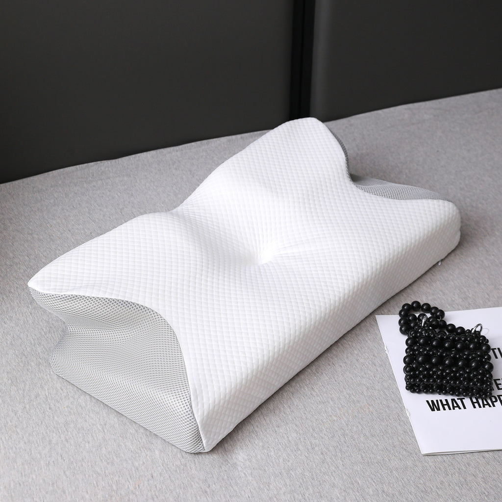 Ergonomic Memory Foam Butterfly Neck Support Pillow