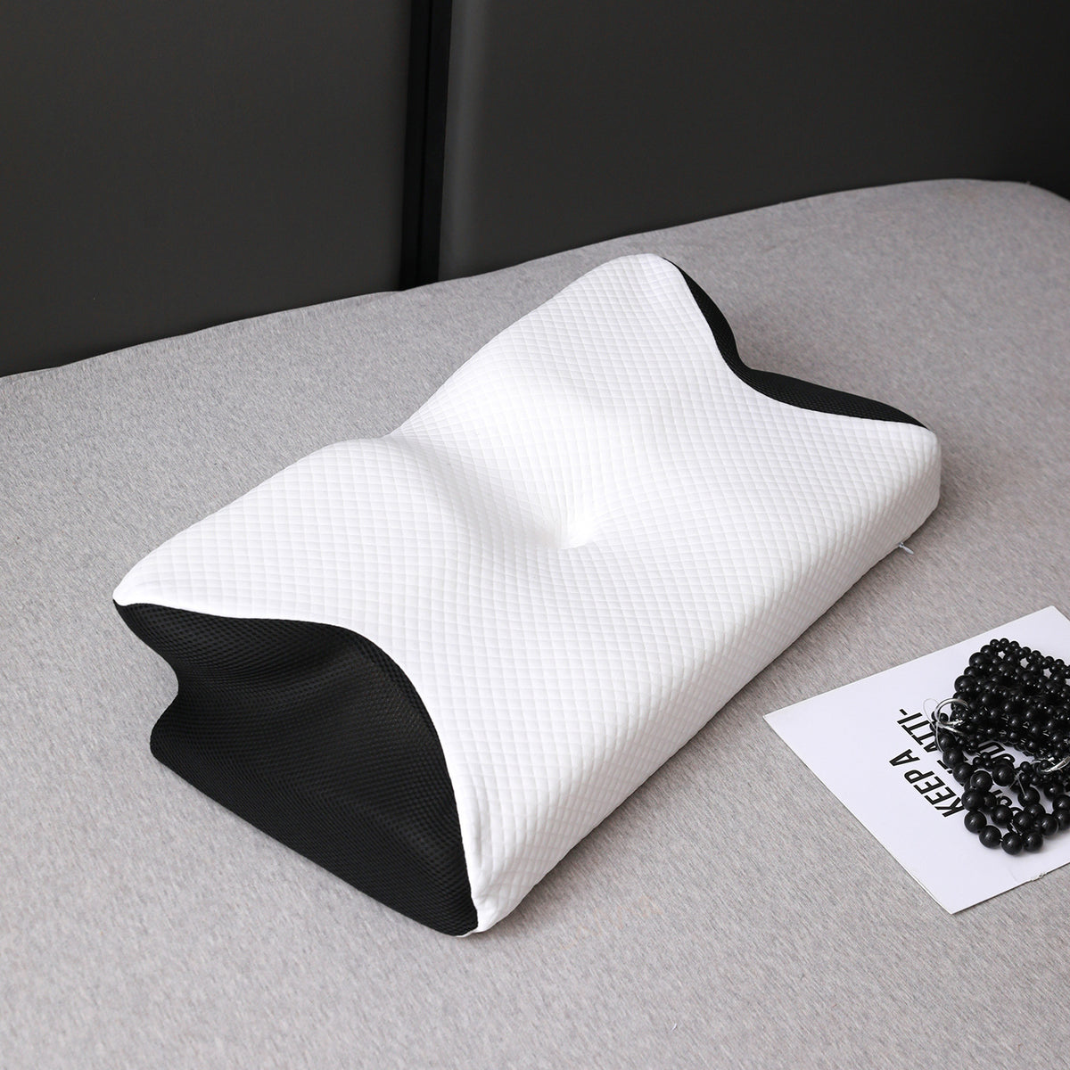 Ergonomic Memory Foam Butterfly Neck Support Pillow